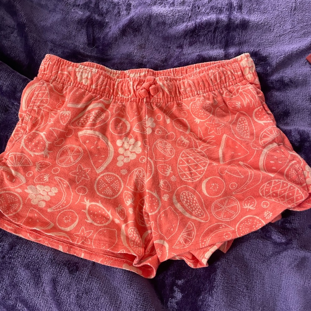 Cat & Jack Vibrant Coral Print Shorts